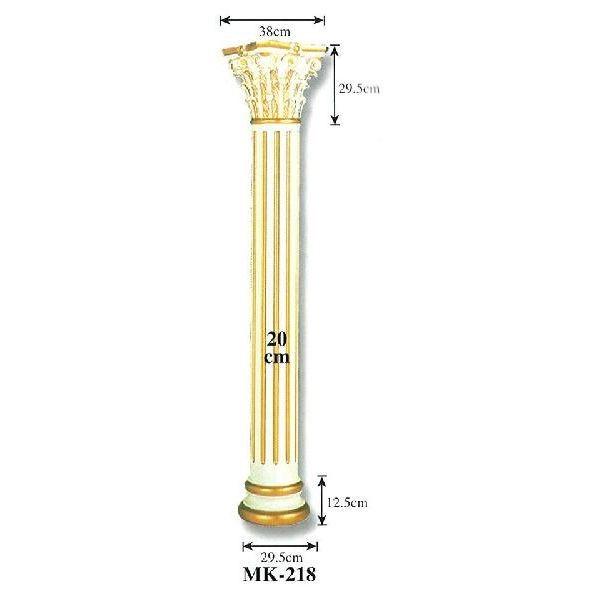 ギリシャ柱 内装用ギリシャ柱 ホワイト Mk 218 W 輸入家具のローマンディール