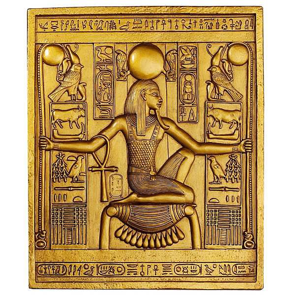 オブジェレリーフ 古代エジプト神殿石碑 飾り板 ツタンカーメン オブジェレリーフ 古代エジプト神殿石碑 飾り板 ツタンカーメン