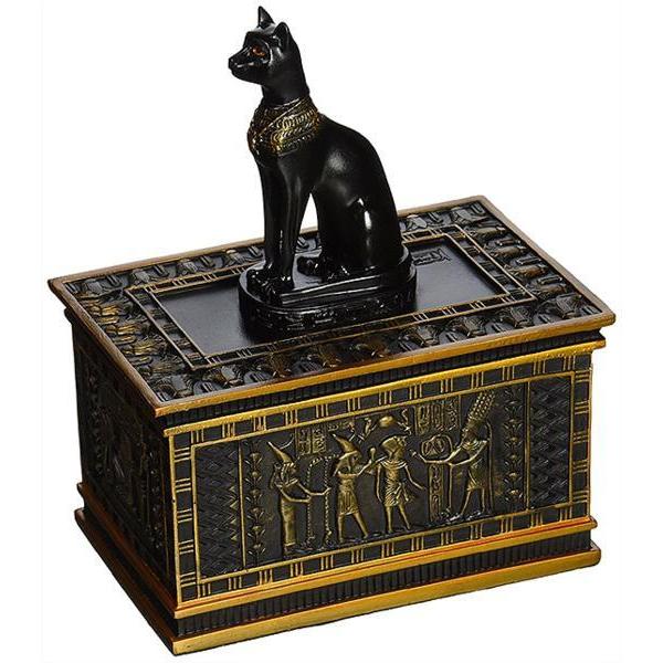 ゴールドとエボニーの王家のバステト 古代エジプトの聖櫃(BOX ゴールドとエボニーの王家のバステト 古代エジプトの聖櫃(BOX
