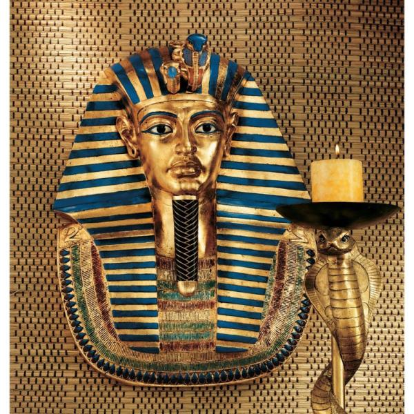 ツタンカーメン王マスク 古代エジプト デザイン・トスカノ製 壁彫刻 