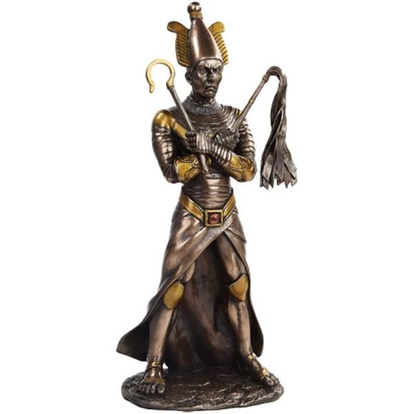 古代エジプト神話 オシリス神 彫像 置物 高さ約28cm/ 冥界の神 古代エジプト神話 オシリス神 彫像 置物 高さ約28cm/ 冥界の神