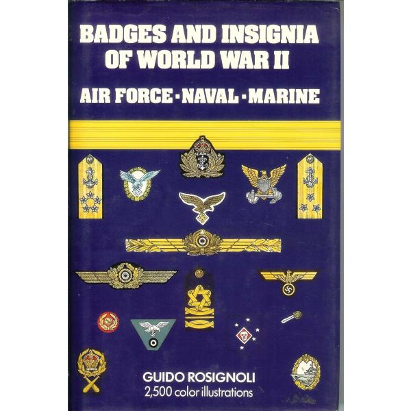 洋書 第二次世界大戦のバッジと徽章: 空軍海軍海兵隊ハードカバー 1983年/ Badges and Insignia of World War II: Airforce Naval Marine Hardcover 輸入品--------...