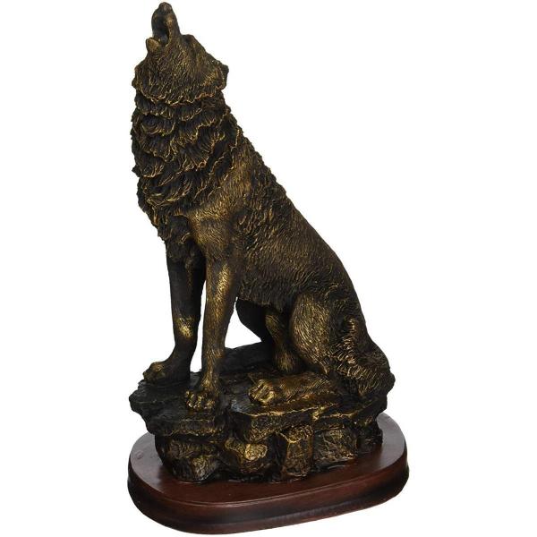 Timber Wolfの彫像、美術工芸品 romando_mn0224