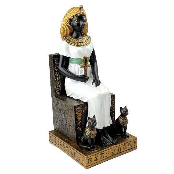 古代エジプト 王座のクレオパトラ女王像 彫刻 彫像 プトテマイオス朝 王宮 神殿 書斎 趣味コレクション 記念品 プレゼント贈り物 輸入品 Mn0255 浪漫堂ショップ 通販 Yahoo ショッピング
