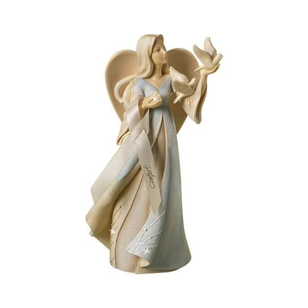プレシャスモーメント 天使 セット Preciousmoment エンジェル 優しい エンジェル(天使)ストーン風 レジン製の置物、高さ約23cm
