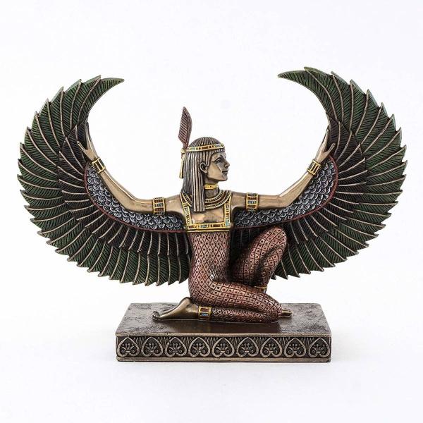 古代エジプト 有翼のマアト神 彫像 彫刻/ ナイル川 ピラミッド 古代エジプト 有翼のマアト神 彫像 彫刻/ ナイル川 ピラミッド