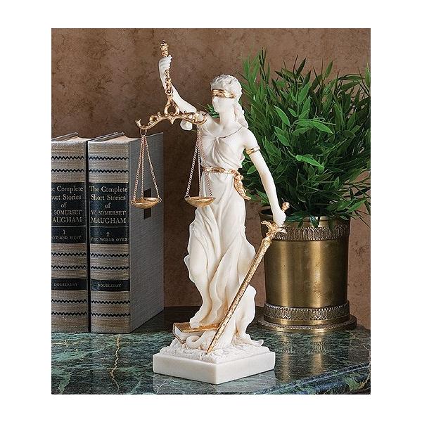 新品★Design Toscano 正義の女神 テミス像 弁護士 32cm 白 楽天市場】正義 の 女神 像の通販