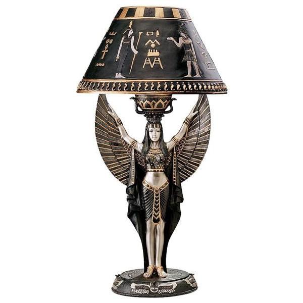 古代エジプト イシス神 テーブルランプ 彫刻 彫像/ ピラミッド 古代エジプト イシス神 テーブルランプ 彫刻 彫像/ ピラミッド