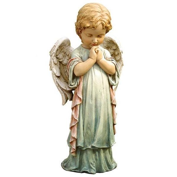 手を合わせてお祈りする子供の天使 エンジェル アンティークスタイル風 高さ 約30ｃｍ Praying 12 Inch Angel Child 輸入品 O9o055 浪漫堂ショップ 通販 Yahoo ショッピング