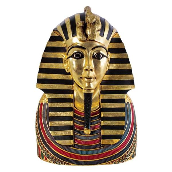 古代エジプト ツタンカーメンの黄金のマスク胸像 壁彫刻 彫像 古代エジプト ツタンカーメンの黄金のマスク胸像 壁彫刻 彫像