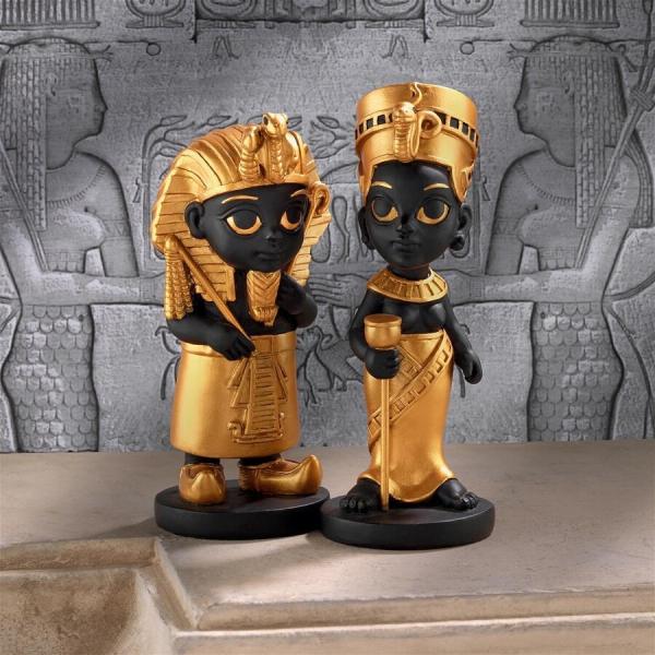 古代エジプト王国の小さな支配者彫像 2体セット アート工芸 書斎 古代エジプト王国の小さな支配者彫像 2体セット アート工芸 書斎
