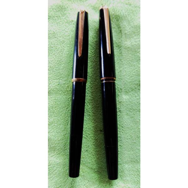 Montblanc モンブラン + 14K　万年筆　2本セット　刻印あり Montblanc モンブラン + 14K 万年筆 2本セット 刻印あり 筆記具