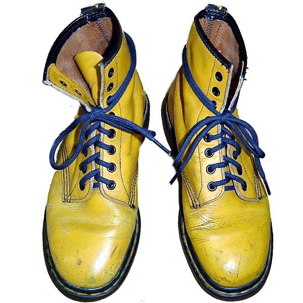 Dr.Martens 英国製 ドクターマーチン 8EYE BOOTS YELLOW 8ホール Dr.Martens 英国製 ドクターマーチン 8EYE BOOTS YELLOW 8ホール
