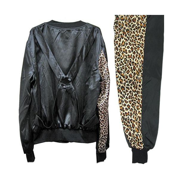 ROMANTIC NEUROSIS Parachute MA-1 Type Leopard Jacket Reissue