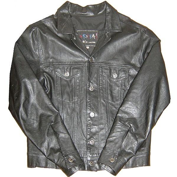JOHNSONS・LA ROCKA! VINTAGE LEATHER JEAN JACKET ラロッカ JOHNSONS・LA ROCKA! VINTAGE LEATHER JEAN JACKET ラロッカ