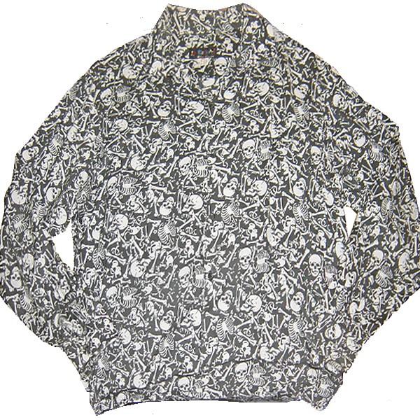 JOHNSONS・LA ROCKA! VINTAGE All Over Bone Shirt ラロッカ