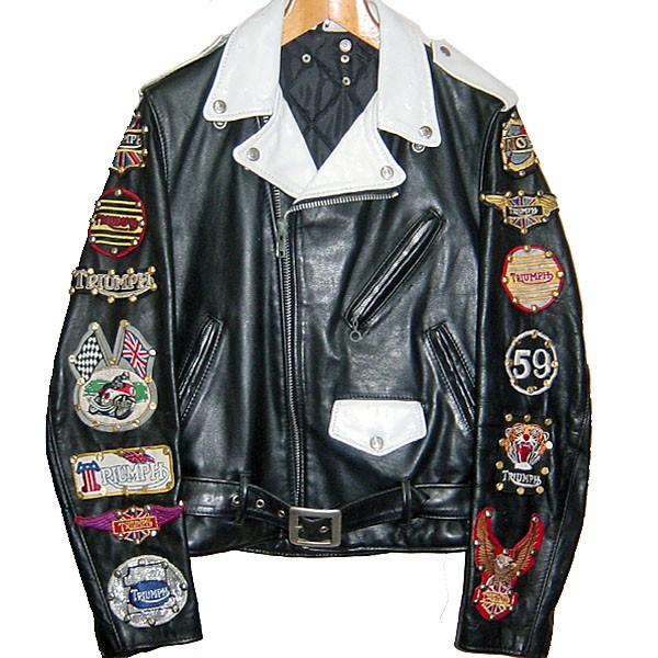 Schott N.Y.C Riders Jacket 618 Triumph Rockers Custom Schott N.Y.C Riders Jacket 618 Triumph Rockers Custom