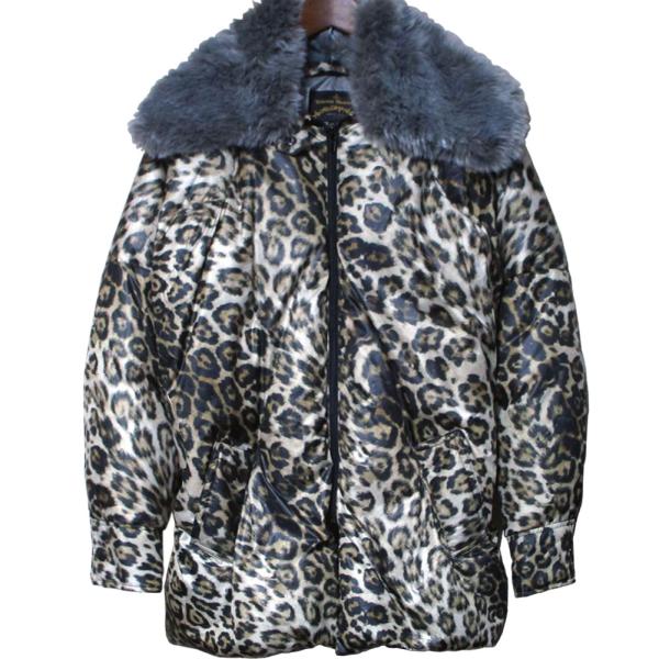 Vivienne Westwood anglomania leopard puffer Bomber...