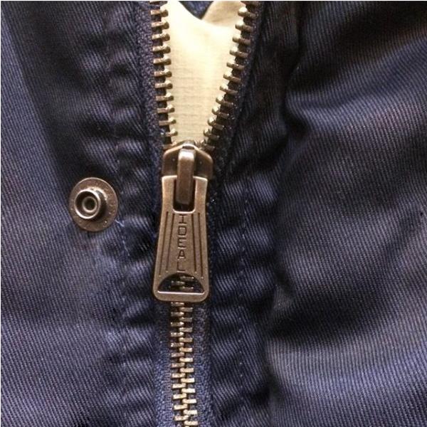   ネイビー　ダウンジャケット アットダーティ A2 デッキダウンジャケット ネイビー AT-DIRTY