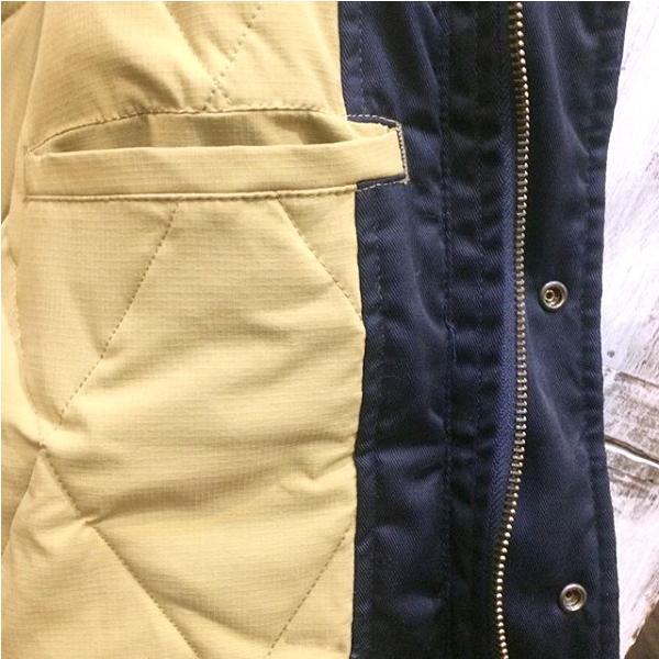 アットダーティ A2 デッキダウンジャケット ネイビー AT-DIRTY DECK