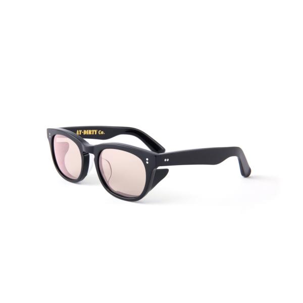 アットダーティー AT-DIRTY WINDY GLASSES サングラス アットダーティー ウィンディー グラス サングラス ブラック × ライト