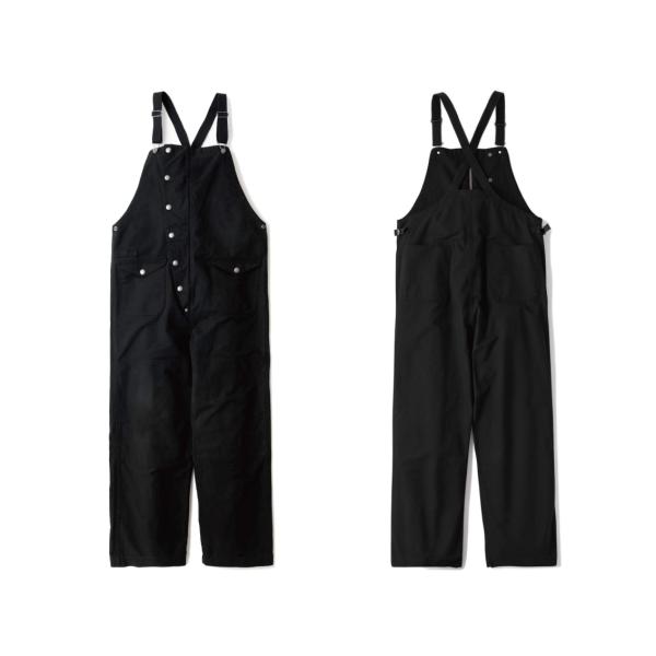 アットダーティ ファイアマン オール オーバーオール ブラック 黒 AT