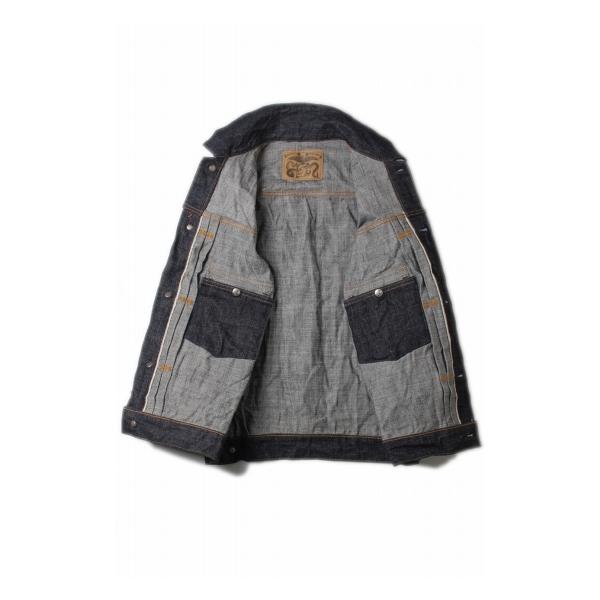 RED TAIL デニムベスト　ysk商品 レッドテイル クロス デニム ベスト 2nd ブルー RED TAiL Cross