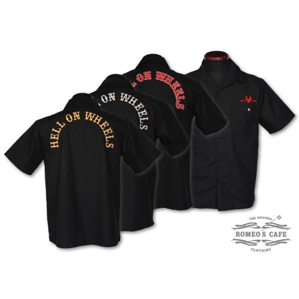 スカルフライト★メンズパイルシャツ　七分袖 SKULL FLIGHT/スカルフライト】 7分袖Tシャツ/パイルプル