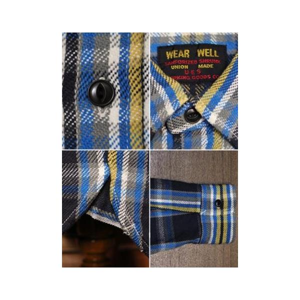 UES ウエス 先染 ヘビーネルシャツ HEAVY FLANNEL 501652 メンズ UES ウエス 先染 ヘビーネルシャツ HEAVY FLANNEL 501652 メンズ