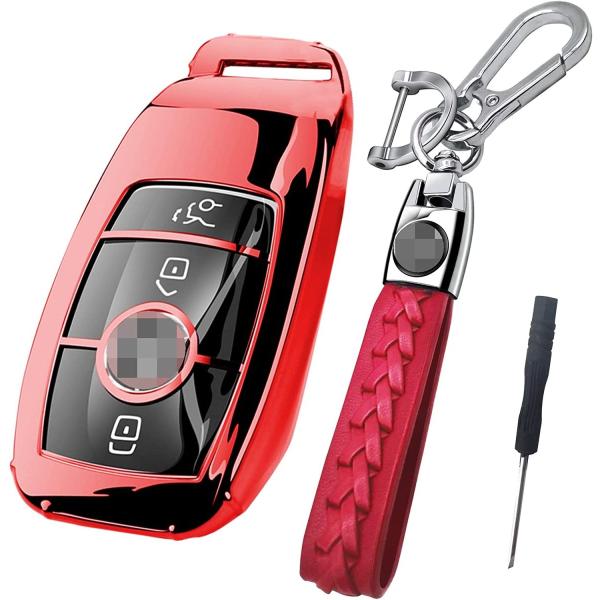 POSTEK Mercedes Benz ベンツ スマートキーカバーに適用車のキーカバー 高級TPU軽量EクラスSクラスCLSクーペCクラスBクラスA
