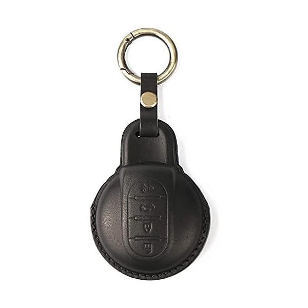 「ミニ Fシリーズ F60 F56 F55 F54 クーパー クーパーS クロスオーバー」に対応 (For MINI COOPER)　牛革 キーケース