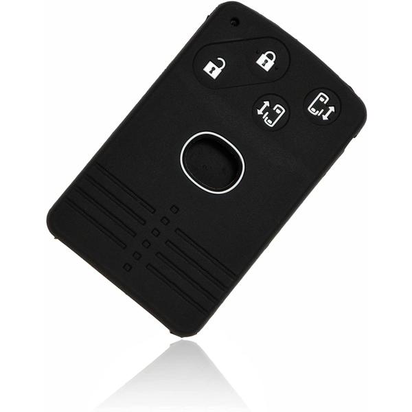 【MALAKO】マツダ 車用 4つボタン シリコン製 リモート カード キー ケース MAZDA デミオ アクセラスポーツ スピードアテンザ ロードス