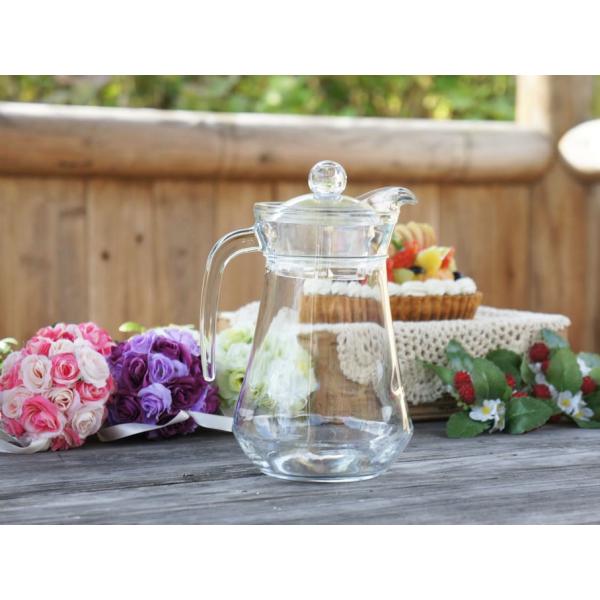 お洒落で便利なピッチャー 水差し ガラスポット 1L アルク