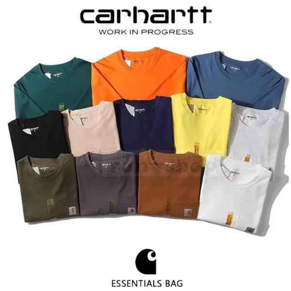 カーハートcarhartt メンズ トップス ロンT Long Sleeve Workwear Pocket T-Shirt カットソー Tシャツ 男女兼用 プレゼント無料贈呈 2021バレンタイン