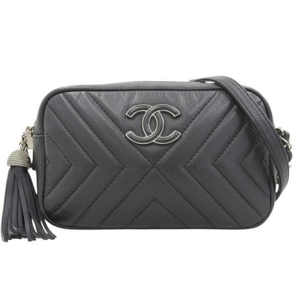 CHANEL ショルダーバッグ⭐︎ V Stitch シャネル CHANEL シェブロン Vステッチ フリンジ チェーン