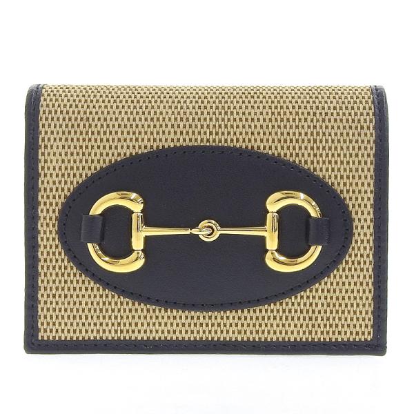 GUCCI グッチ ホースビット 二つ折り財布 コンパクトウォレット 