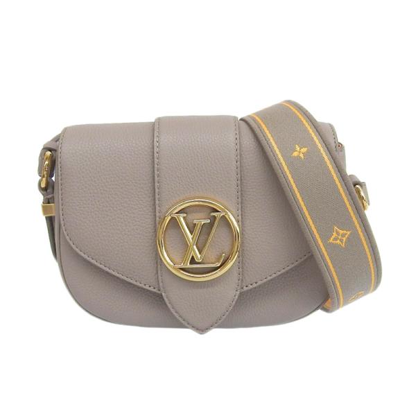 ルイヴィトン LOUIS VUITTON ポンヌフ ソフトPM ショルダーバッグ レザー グレージュ M58728 美品 新入荷 LV1430 ronde_lv1430
