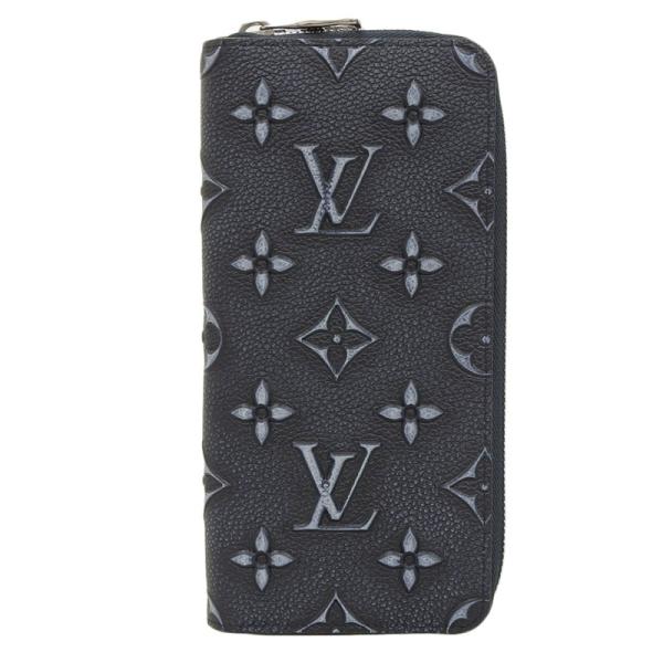 ルイヴィトン LOUIS VUITTON ジッピーウォレット・ヴェルティカル 長財布 レザー ブラック M81775 中古 新入荷 LV1520 ronde_lv1520