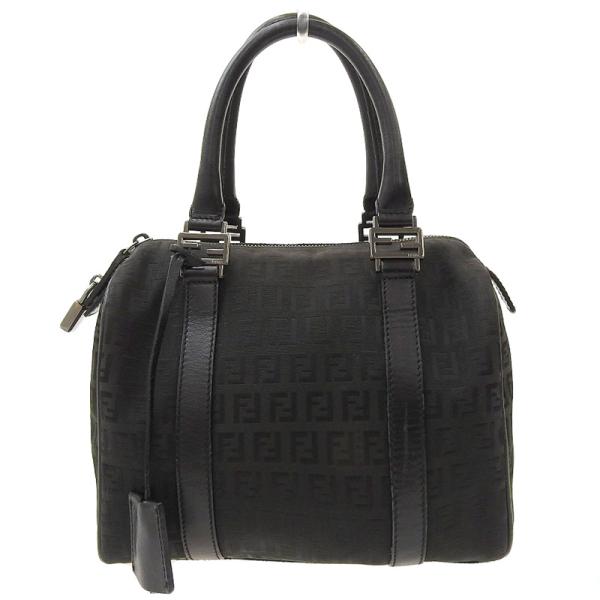 FENDI（フェンディ） ミニボストンバッグ ハンドバッグ キャンバス