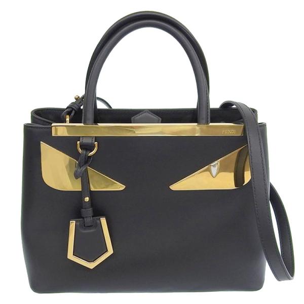 フェンディ モンスター トゥージュール ハンドバッグ 2way ショルダー 黒 FENDI（フェンディ） プチトゥージュール モンスター 2WAYバッグ