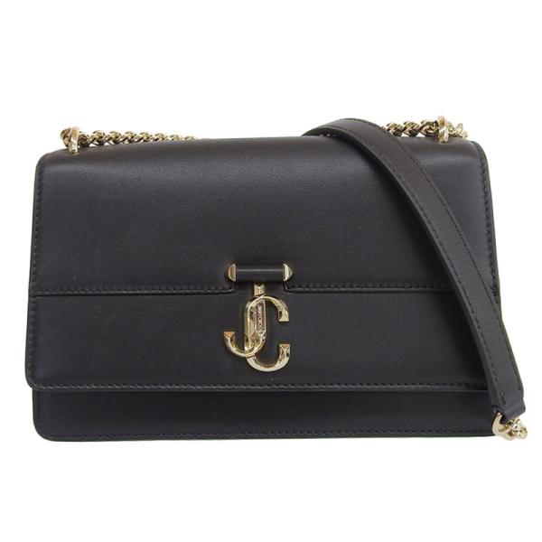 ジミーチュウ JIMMY CHOO ショルダーバッグ チェーンショルダー レザー ブラック 中古 新入荷 OB1876 JIMMY CHOO（ジミーチュウ） ショルダーバッグ チェーンショルダー