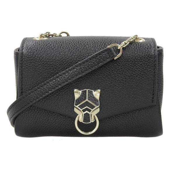 カルティエ CARTIER パンテールドゥカルティエ チェーンバッグ マイクロ ショルダーバッグ レザー ブラック L3002045 美品 新入荷 OB2166 ronde_ob2166