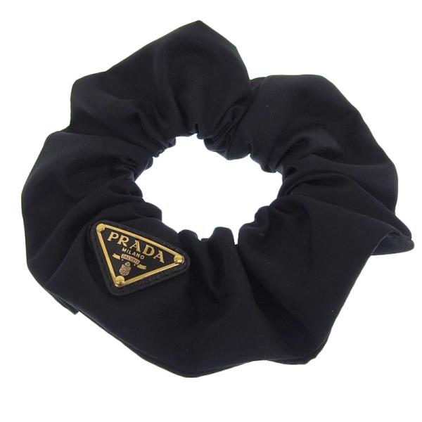 PRADA（プラダ） シュシュ Re-Nylon トライアングルロゴ ヘア