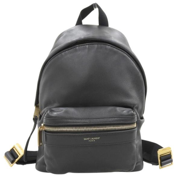 ■極美品■サンローラン　ボディバッグ　ラムスキン　ブラック　レザー　シティ SAINT LAURENT サンローラン トイシティ バックパック リュックサック