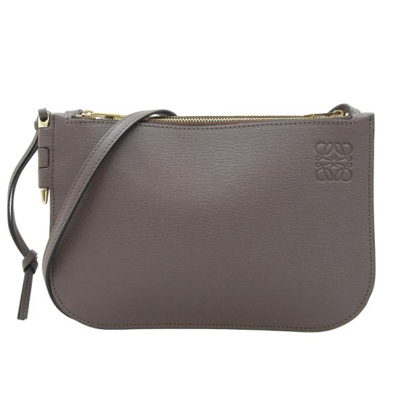 LOEWE ショルダーバッグ LOEWE（ロエベ） ゲートダブルジップ ショルダーバッグ レザー