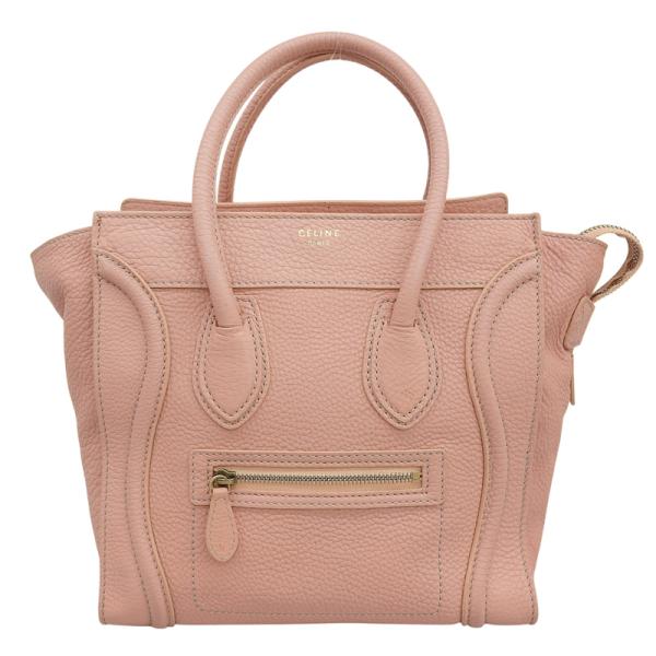 CELINE（セリーヌ） ラゲージ マイクロショッパー ハンドバッグ レザー