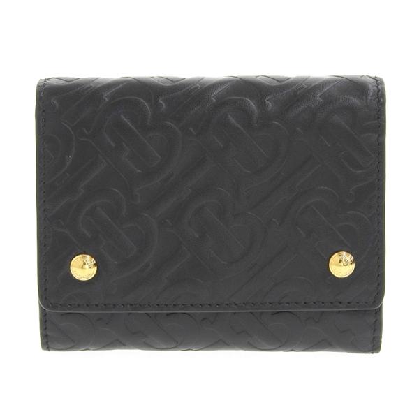 BURBERRY バーバリー 三つ折り財布 コンパクトウォレット レザー  