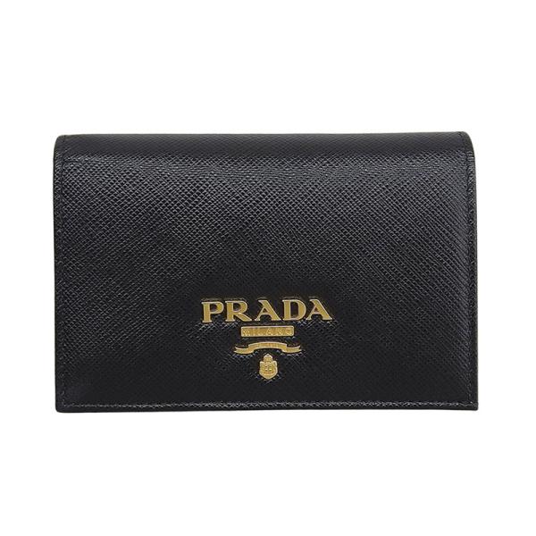 SAFFIANO（PRADA） プラダ PRADA 二つ折り財布 コンパクトウォレット