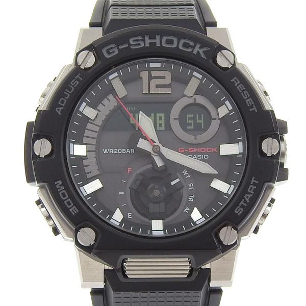 カシオ CASIO Gショック メンズ ソーラー 腕時計 SS/樹脂 ブラック文字盤 GST-B300-1ADR 美品 新入荷 OW0462 G-SHOCK カシオ CASIO Gショック メンズ ソーラー 腕時計 SS/樹脂