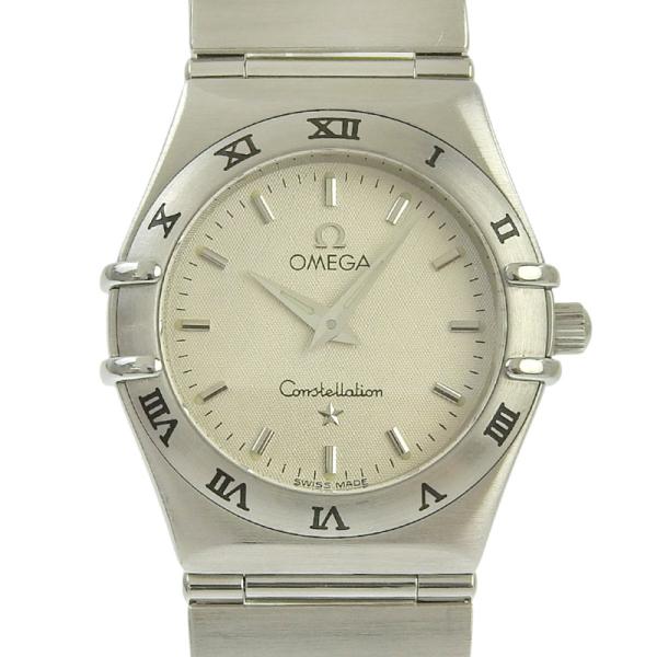 オメガ コンステレーションミニ クォーツ腕時計 レディース オメガ コンステレーション ミニ クォーツ 1466.88 ブルー レディース